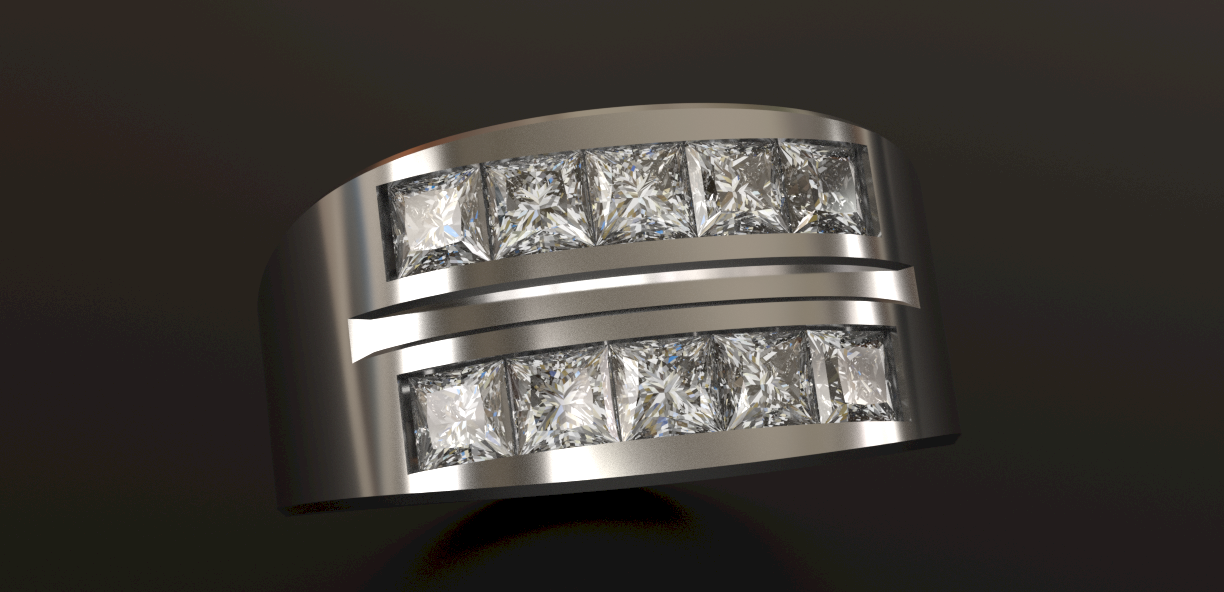 MENS CHANNEL RING
